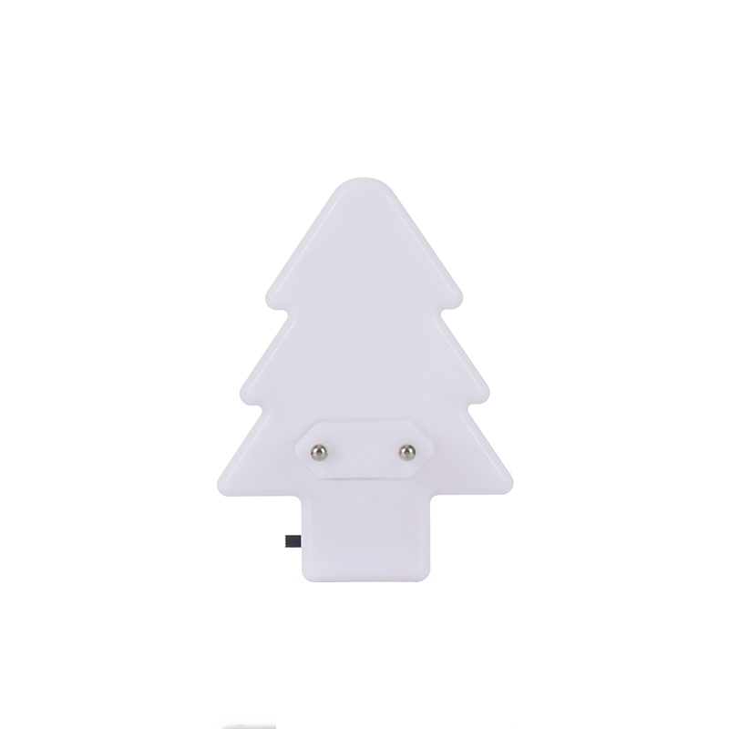 Enchufe de luz nocturna para árbol de Navidad con interruptor de palanca