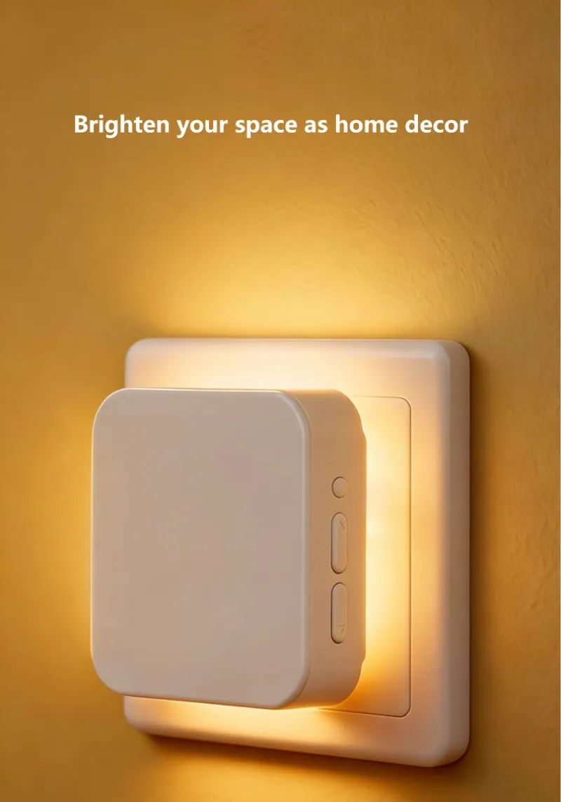 16 Bulbs US Backlit Sensor Night Light Plug