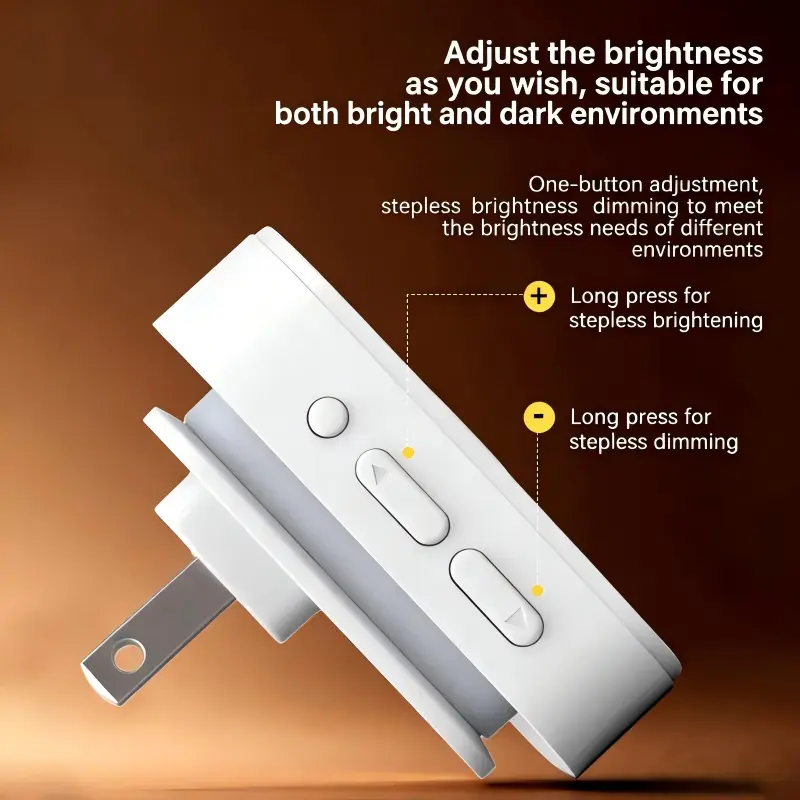 16 Bulbs US Backlit Sensor Night Light Plug